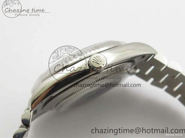 0114 Affordable Day-Date 40mm 228239 BP New Dial Version 904 SS Green Stick Markers Dial on SS President Bracelet A 2817